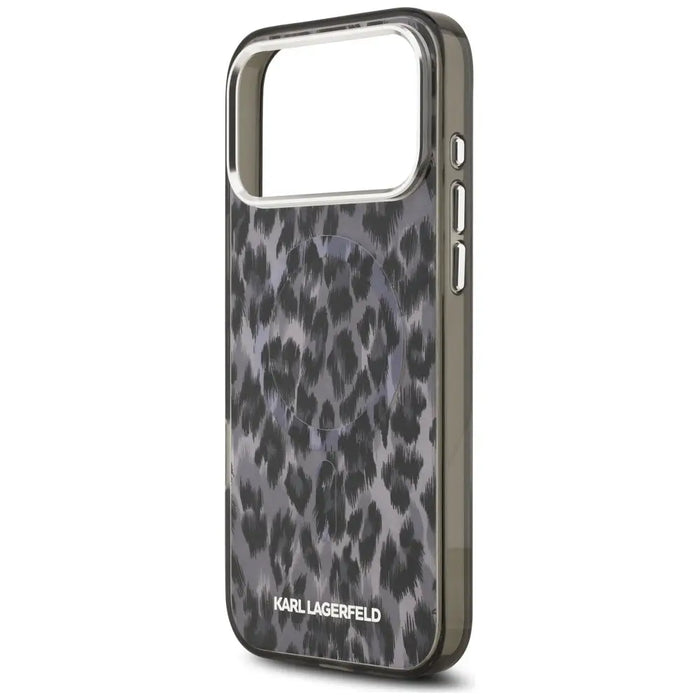 Karl Lagerfeld IML Leopard Pattern MagSafe Case за iPhone