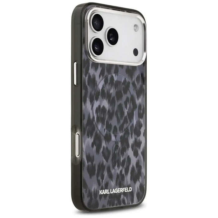 Karl Lagerfeld IML Leopard Pattern MagSafe Case за iPhone