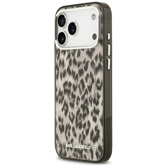Karl Lagerfeld IML Leopard Pattern MagSafe Case за iPhone