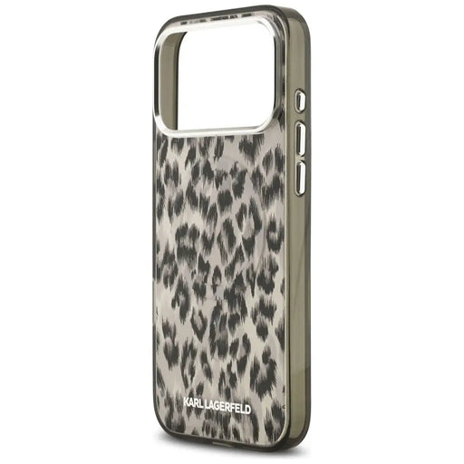 Karl Lagerfeld IML Leopard Pattern MagSafe Case за iPhone