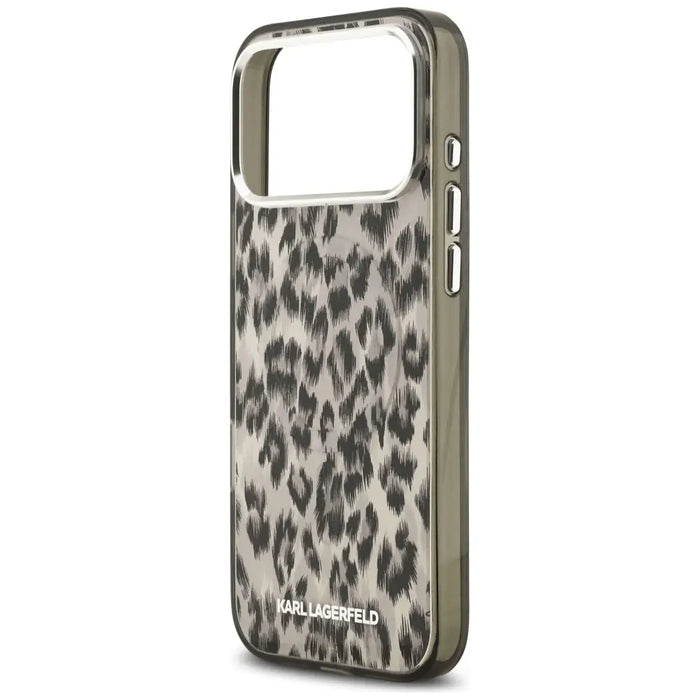 Karl Lagerfeld IML Leopard Pattern MagSafe Case за iPhone