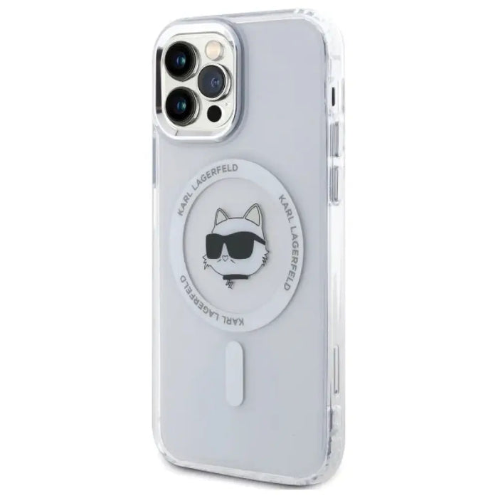 Karl Lagerfeld IML Metal Choupette Head MagSafe Калъф