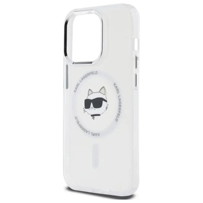 Karl Lagerfeld IML Metal Choupette Head MagSafe Калъф