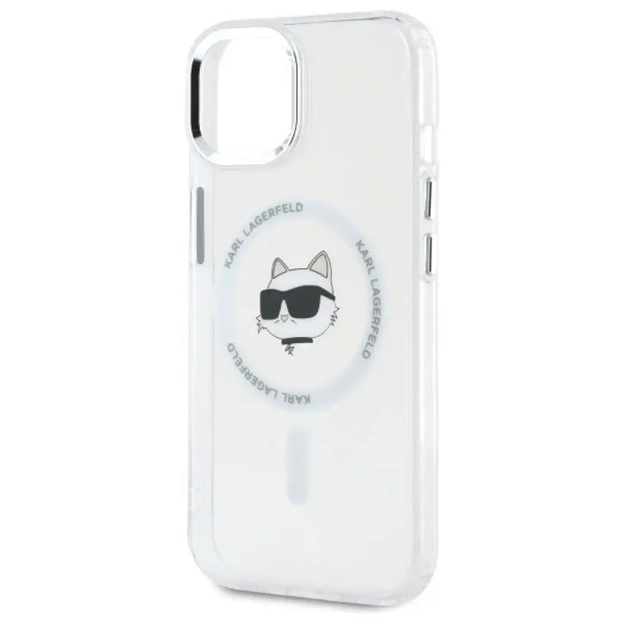 Karl Lagerfeld IML Metal Choupette Head MagSafe Калъф