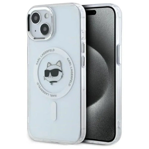 Karl Lagerfeld IML Metal Choupette Head MagSafe Калъф