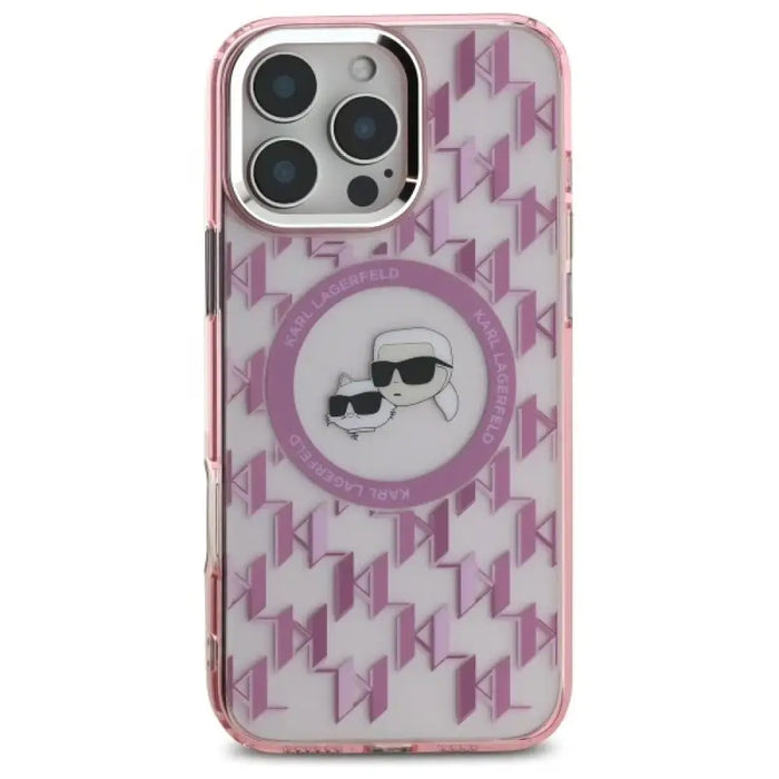 Karl Lagerfeld IML Monogram Karl & Choupette Head MagSafe