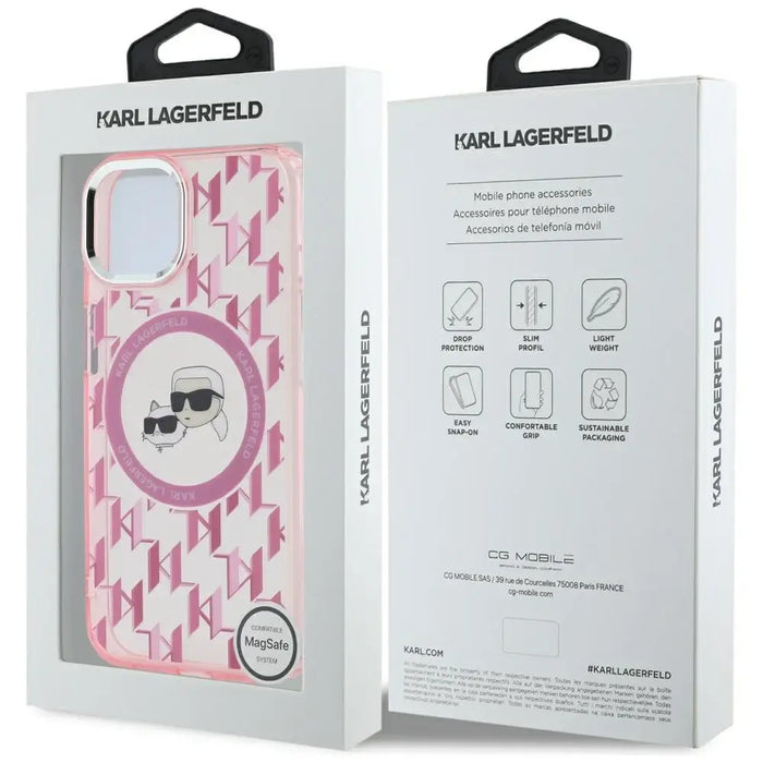 Karl Lagerfeld IML Monogram Karl & Choupette Head MagSafe