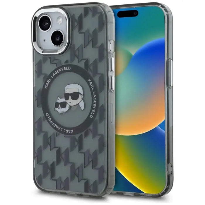 Karl Lagerfeld IML Monogram Karl & Choupette Head MagSafe