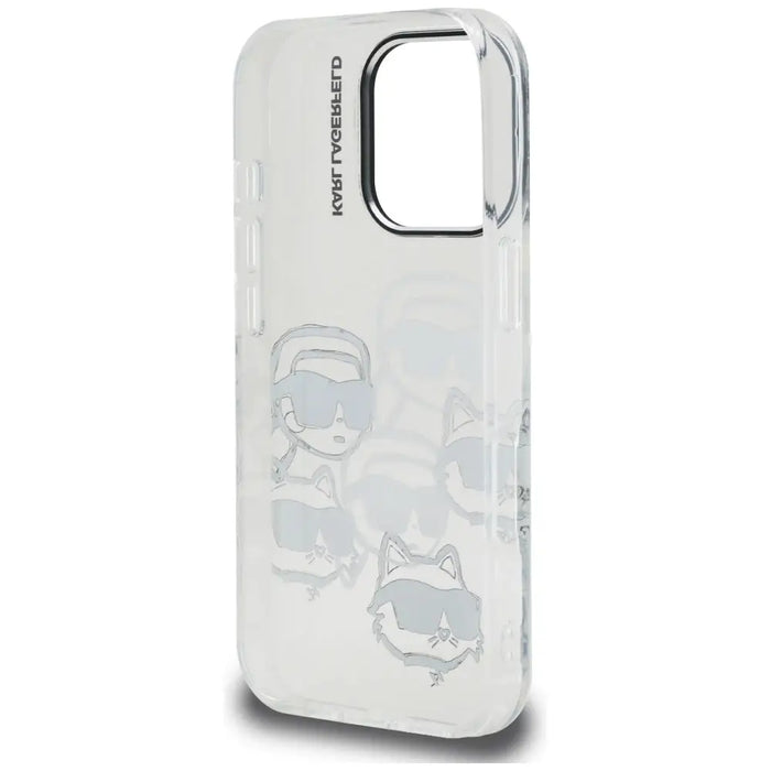 Karl Lagerfeld IML Multi K&C Head Pattern Case за iPhone 16