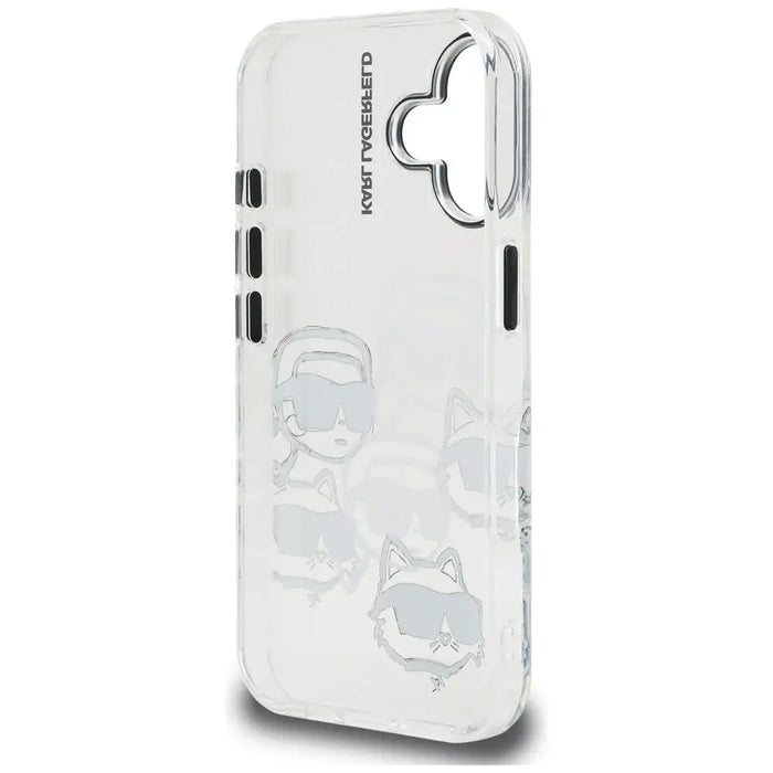 Karl Lagerfeld IML Multi K&C Head Pattern Case за iPhone 16