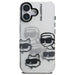 Karl Lagerfeld IML Multi K&C Head Pattern Case за iPhone 16