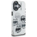 Karl Lagerfeld IML Multi K&C Head Pattern Case за iPhone 16