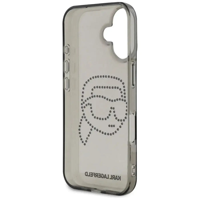 Karl Lagerfeld IML Rhinestones Karl Head Case за iPhone 16