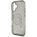 Karl Lagerfeld IML Rhinestones Karl Head Case за iPhone 16
