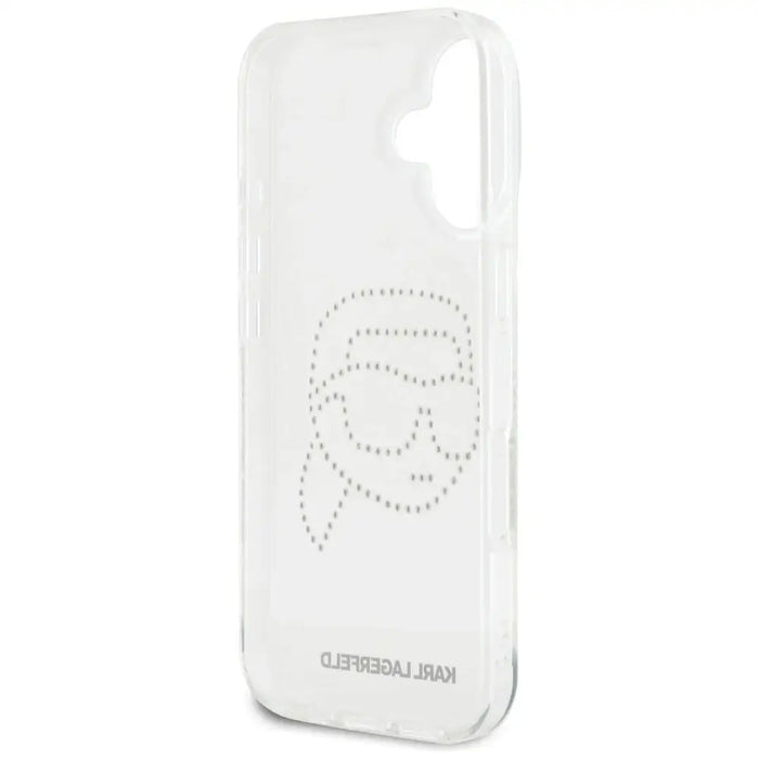 Karl Lagerfeld IML Rhinestones Karl Head Case за iPhone 16
