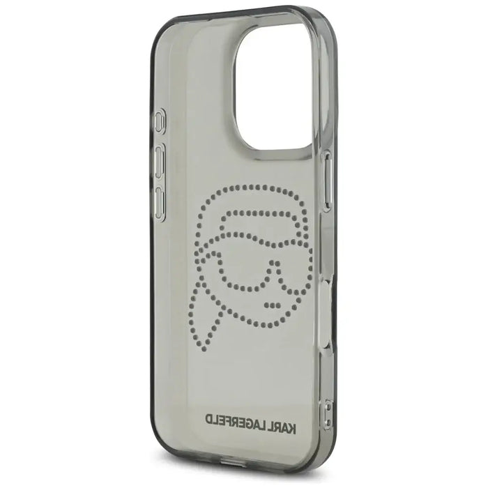 Karl Lagerfeld IML Rhinestones Karl Head Case за iPhone 16