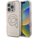 Karl Lagerfeld IML Rhinestones Karl Head Case за iPhone 16