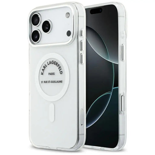 Karl Lagerfeld IML Karl RSG Logo MagSafe Case за iPhone 17