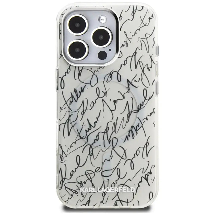Karl Lagerfeld IML Karl Script Pattern MagSafe калъф