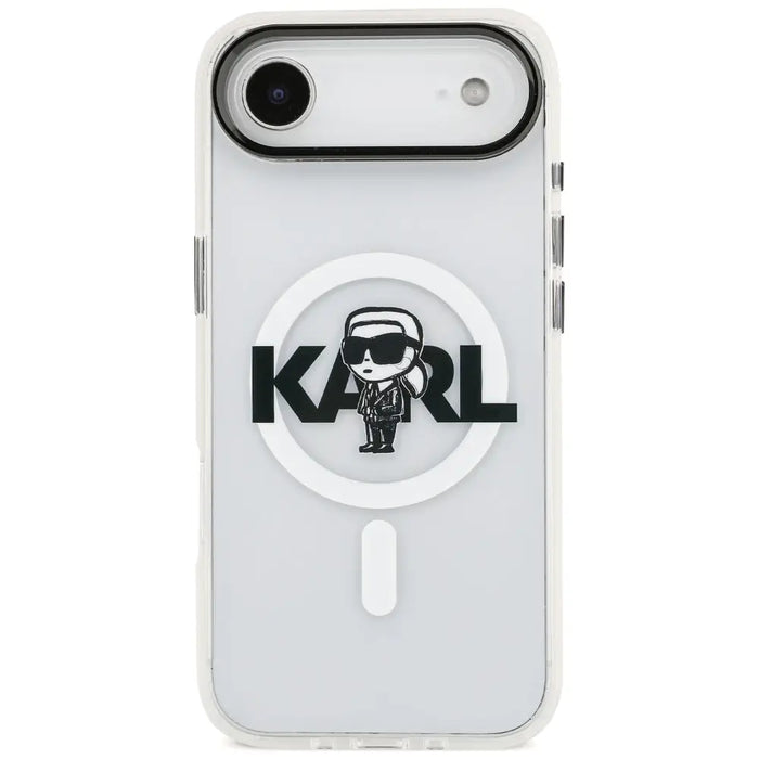 Karl Lagerfeld IML Karl Sketch Logo MagSafe Case за iPhone