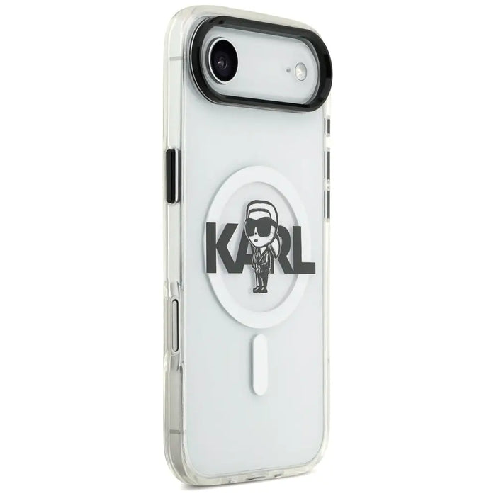 Karl Lagerfeld IML Karl Sketch Logo MagSafe Case за iPhone