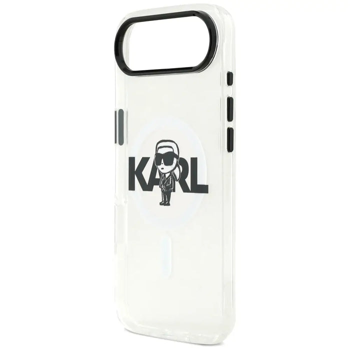 Karl Lagerfeld IML Karl Sketch Logo MagSafe Case за iPhone