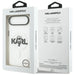 Karl Lagerfeld IML Karl Sketch Logo MagSafe Case за iPhone