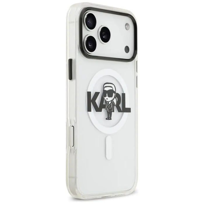 Karl Lagerfeld IML Karl Sketch Logo MagSafe Case за iPhone
