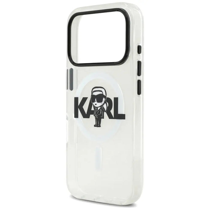 Karl Lagerfeld IML Karl Sketch Logo MagSafe Case за iPhone