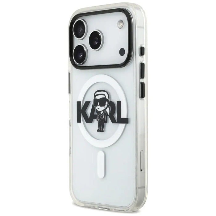Karl Lagerfeld IML Karl Sketch Logo MagSafe Case за iPhone