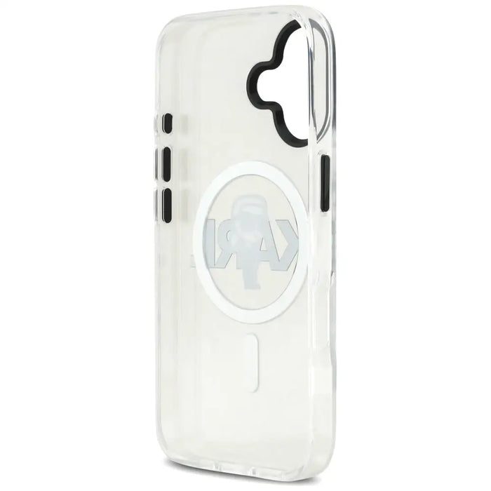 Karl Lagerfeld IML Karl Sketch Logo MagSafe Case за iPhone