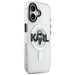 Karl Lagerfeld IML Karl Sketch Logo MagSafe Case за iPhone