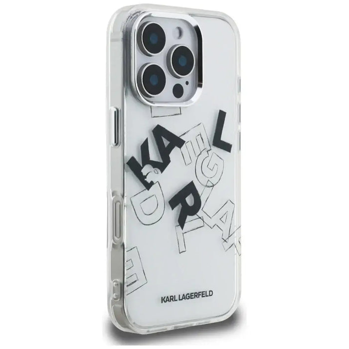 Karl Lagerfeld IML Sketched Graphic Case за iPhone 16 Pro