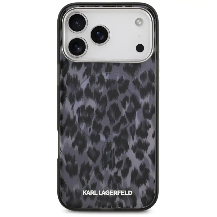 Karl Lagerfeld IML Leopard Pattern MagSafe Case за iPhone