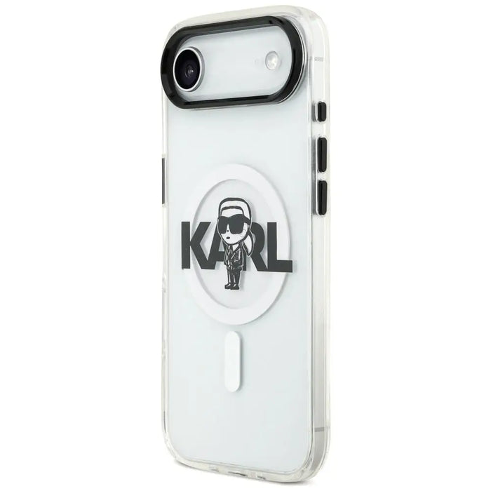 Karl Lagerfeld IML Karl Sketch Logo MagSafe Case за iPhone