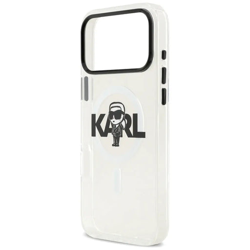 Karl Lagerfeld IML Karl Sketch Logo MagSafe Case за iPhone