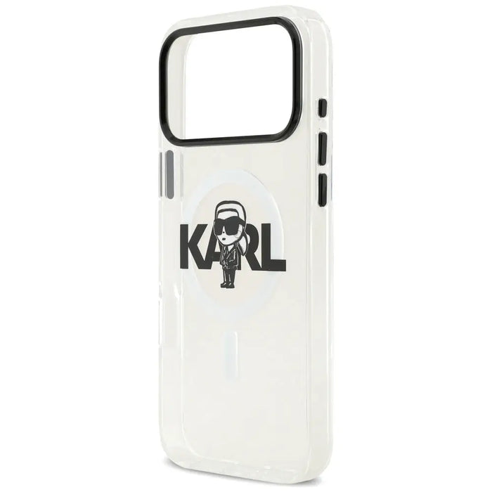 Karl Lagerfeld IML Karl Sketch Logo MagSafe Case за iPhone