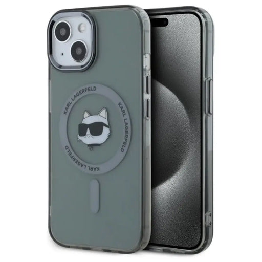Karl Lagerfeld KLHMP15SHLSCHK iPhone 15 6.1’’ черен/черен
