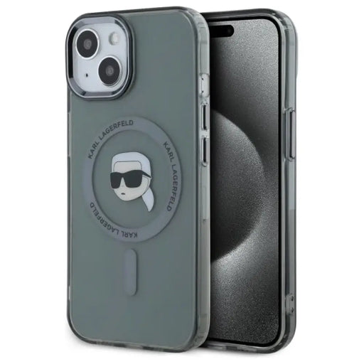 Karl Lagerfeld KLHMP15SHLSKIK iPhone 15 6.1’’ черен/черен