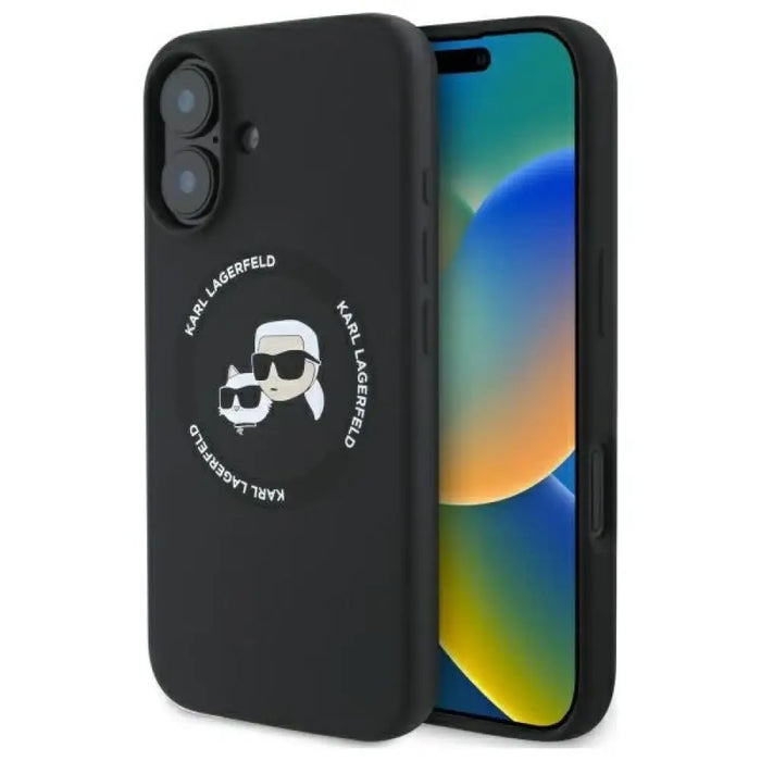 Karl Lagerfeld KLHMP16SSKCHTCK iPhone 16 6.1’’ черен/черен