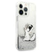 Karl Lagerfeld Liquid Glitter Choupette Fun case за iPhone