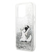 Karl Lagerfeld Liquid Glitter Choupette Fun case за iPhone
