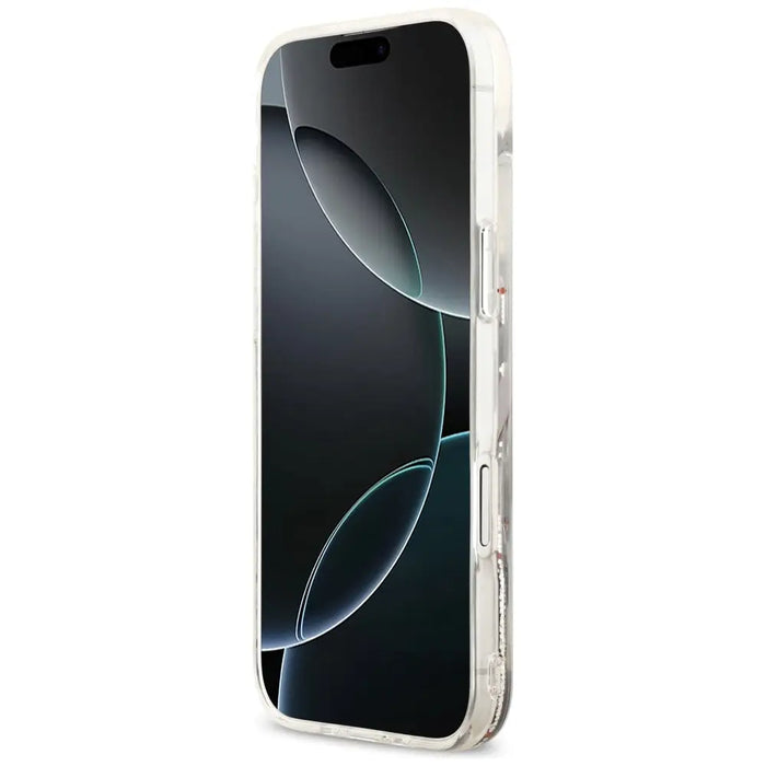 Karl Lagerfeld Liquid Glitter Choupette Logo MagSafe iPhone