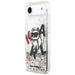 Karl Lagerfeld Liquid Glitter Choupette Logo MagSafe iPhone