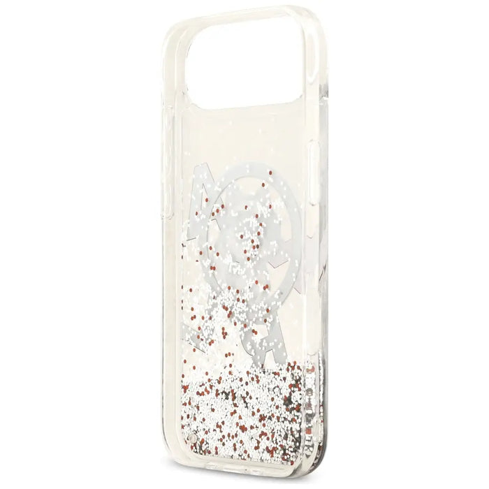 Karl Lagerfeld Liquid Glitter Choupette Logo MagSafe iPhone