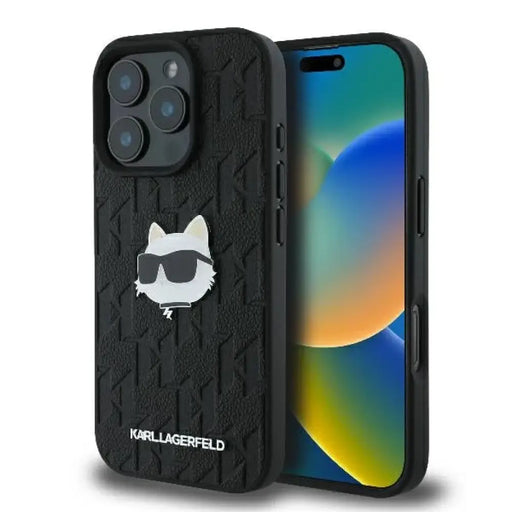 Карл Лагерфелд монограм Choupette Head Pin iPhone 16 Pro
