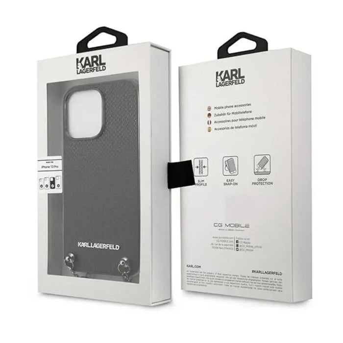 Karl Lagerfeld Monogram Plaque Case за iPhone 13 Pro / 13