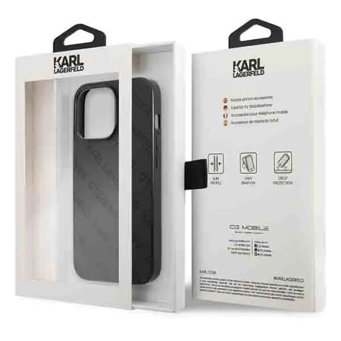 Karl Lagerfeld Perforated Allover Case за iPhone 13 Pro