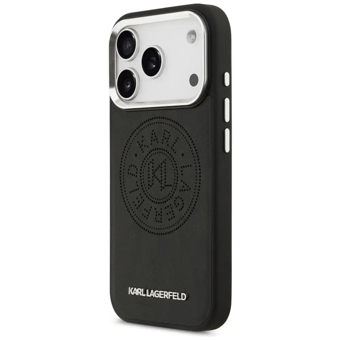 Karl Lagerfeld Point & Metal Logo MagSafe Case за iPhone 17