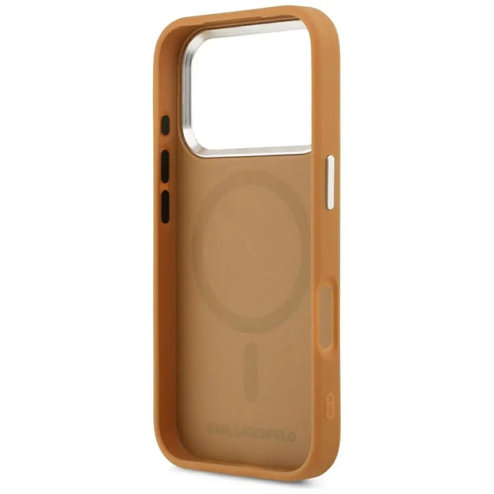 Karl Lagerfeld Point & Metal Logo MagSafe Case за iPhone 17